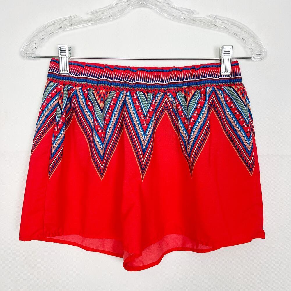 Blu Pepper Red Colorful Running Shorts Size Medium